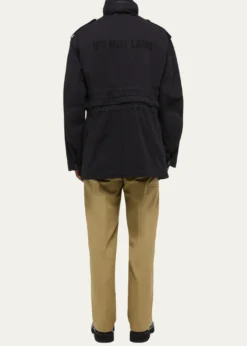 Helmut LangMen's Field Jacket with Stowaway Hood