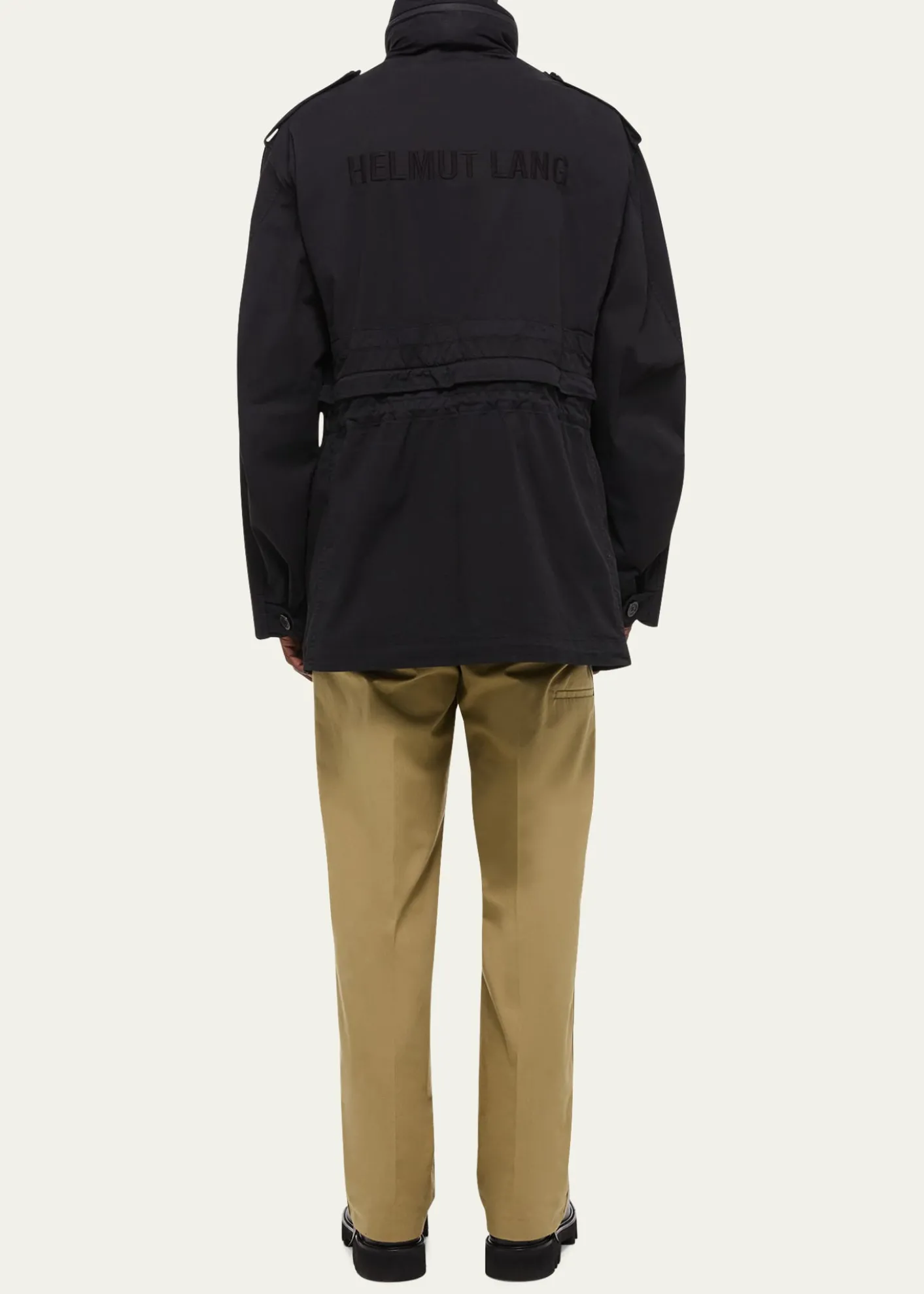 Helmut LangMen's Field Jacket with Stowaway Hood