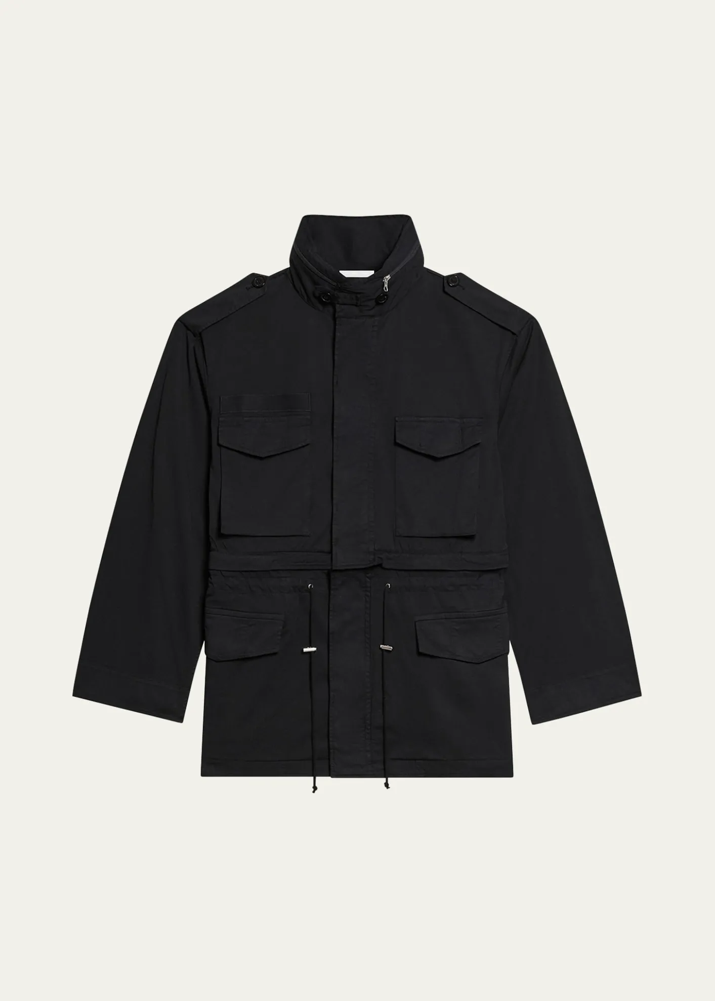 Helmut LangMen's Field Jacket with Stowaway Hood