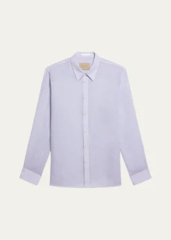 Helmut LangMen's Relaxed Fit Linen Button-Down Shirt