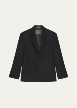 Helmut LangMen's Wool Gabardine Relaxed-Fit Blazer