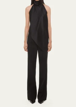 Helmut LangSilk Tie Scarf Top