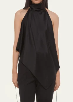 Helmut LangSilk Tie Scarf Top