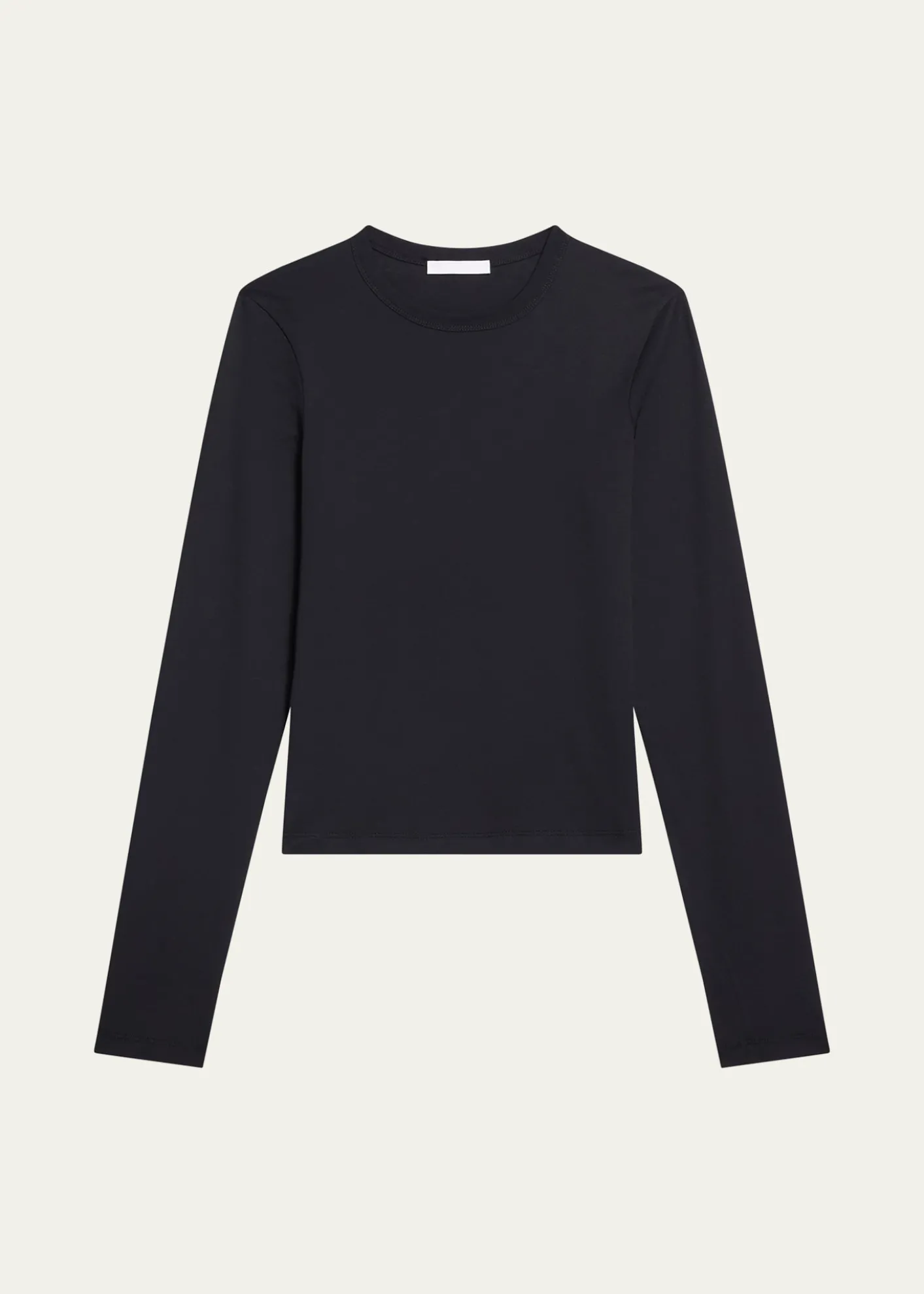 Helmut LangSlim Long-Sleeve Logo Tee
