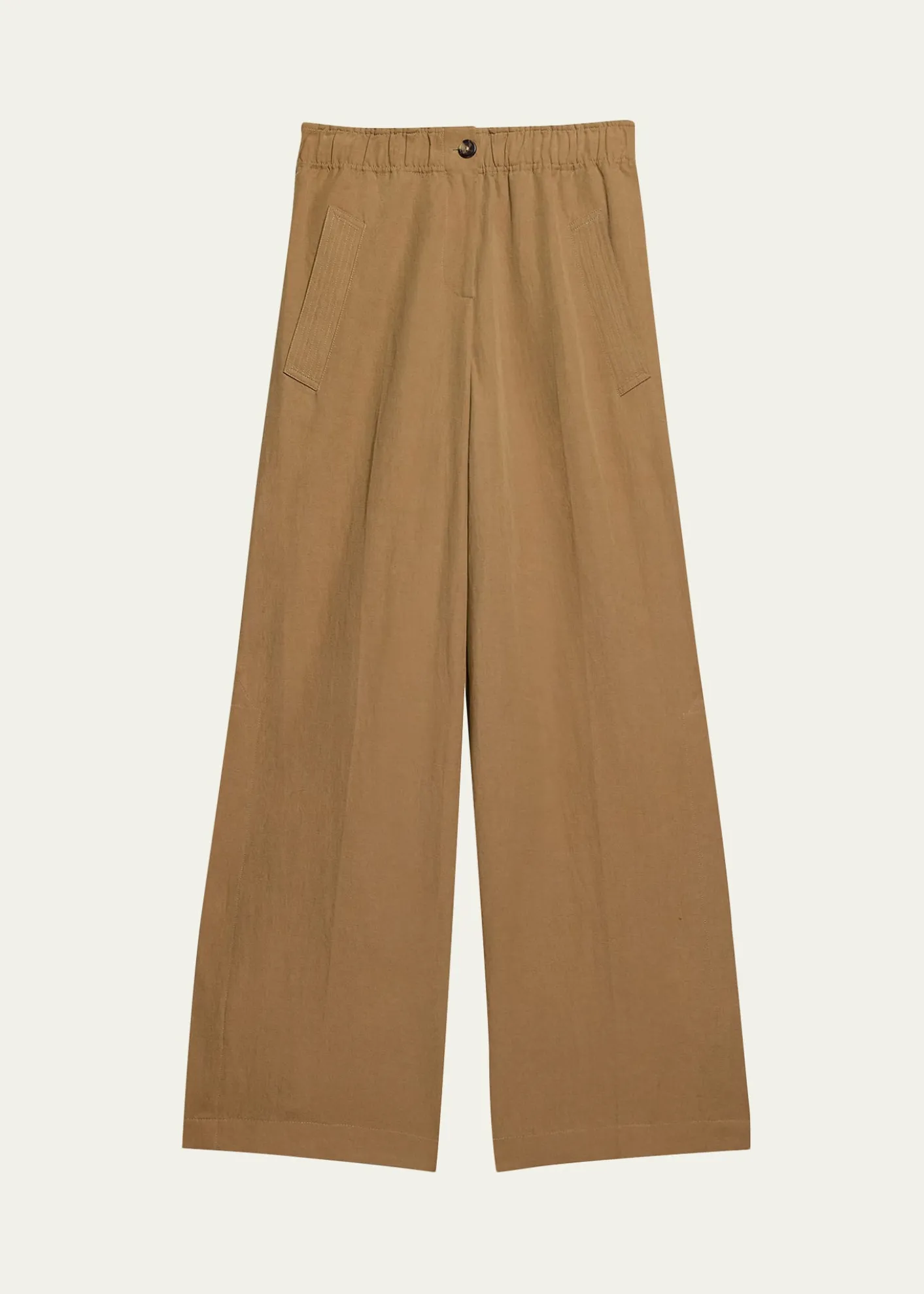 Helmut LangTrench Wide-Leg Pull-On Trousers