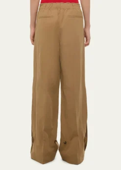 Helmut LangTrench Wide-Leg Pull-On Trousers