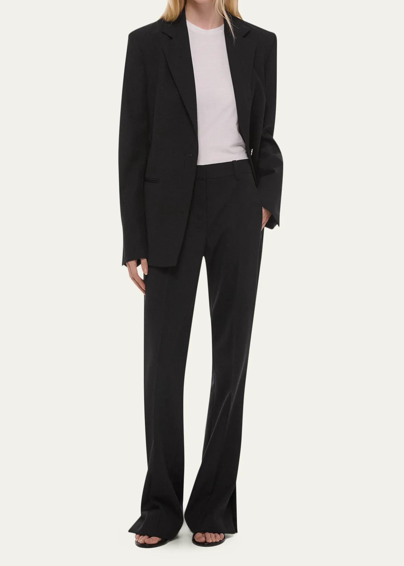 Helmut LangVented Wool Bootcut Pants