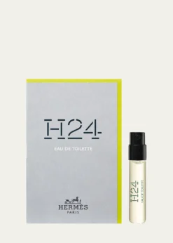 HermesH24 Eau de Toilette Sample Vial on Card