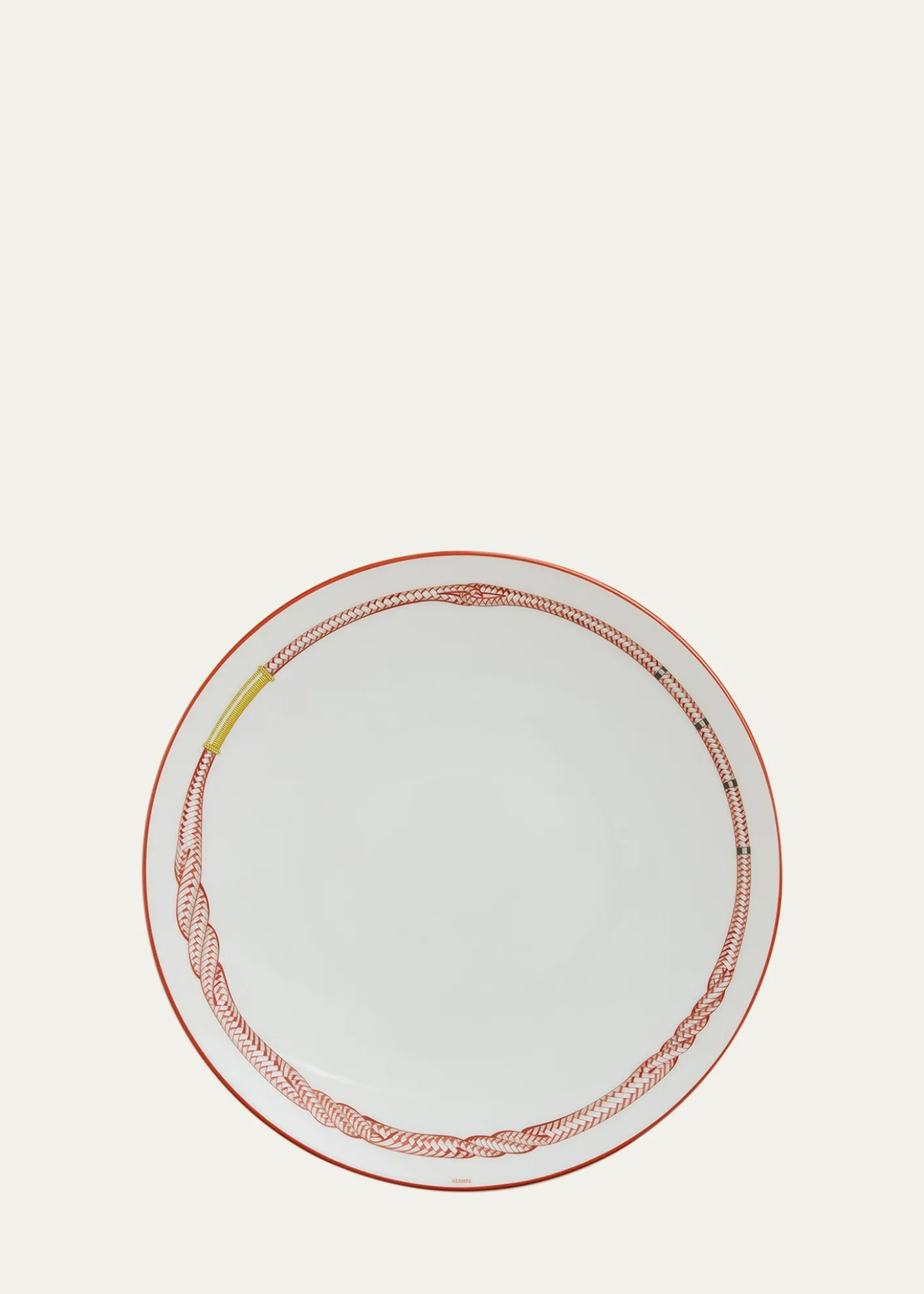 HermesTressages Equestres Dinner Plate