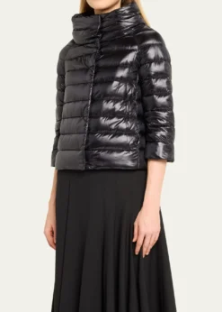 HernoIconico Piumino Sofia Water-Resistant Nylon Ultralight Puffer Jacket