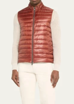 HernoMen's Nylon Ultralight Reversible Bicolor Vest