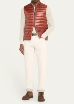 HernoMen's Nylon Ultralight Reversible Bicolor Vest