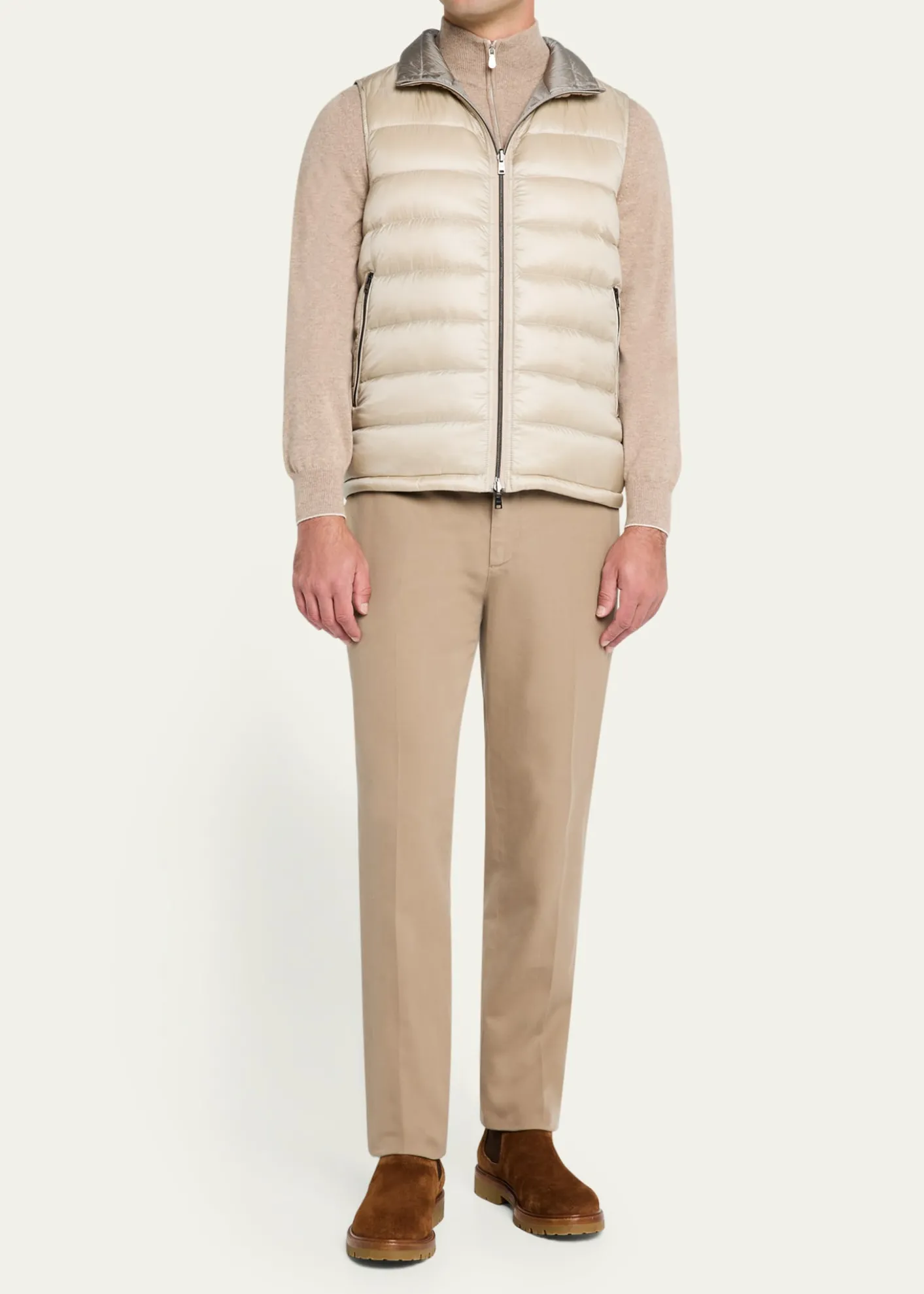 HernoMen's Reversible Down Nylon Vest