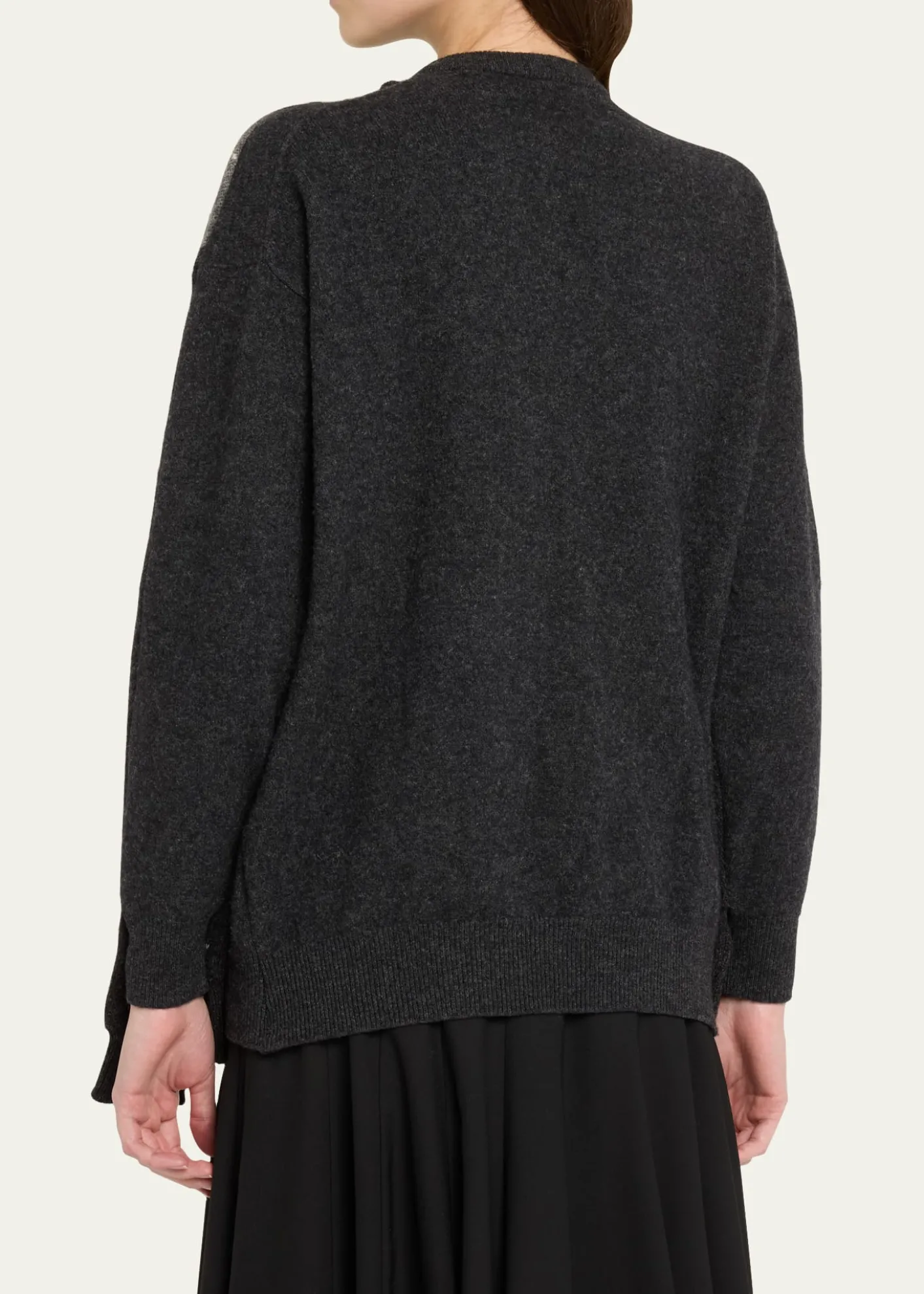HODAKOVAAttached Argyle Knitted Wool Sweater