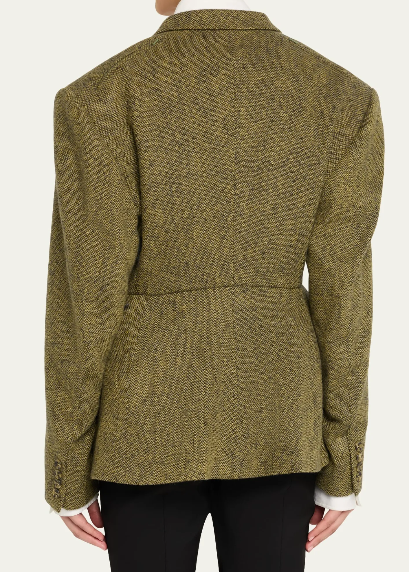 HODAKOVAExaggerated Shoulder Blazer