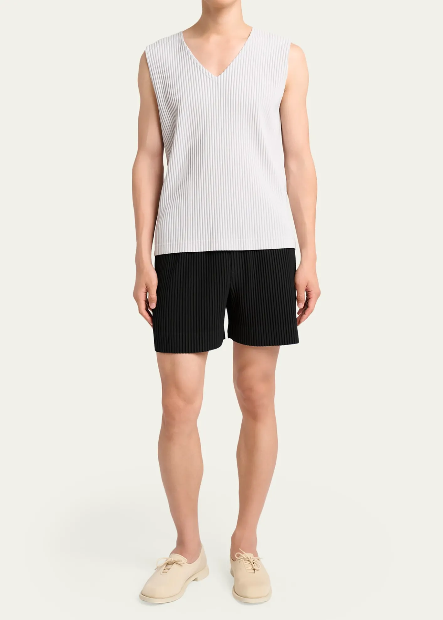 Homme Plisse Issey MiyakeMen's Tailored Pleats 3 Mini Shorts