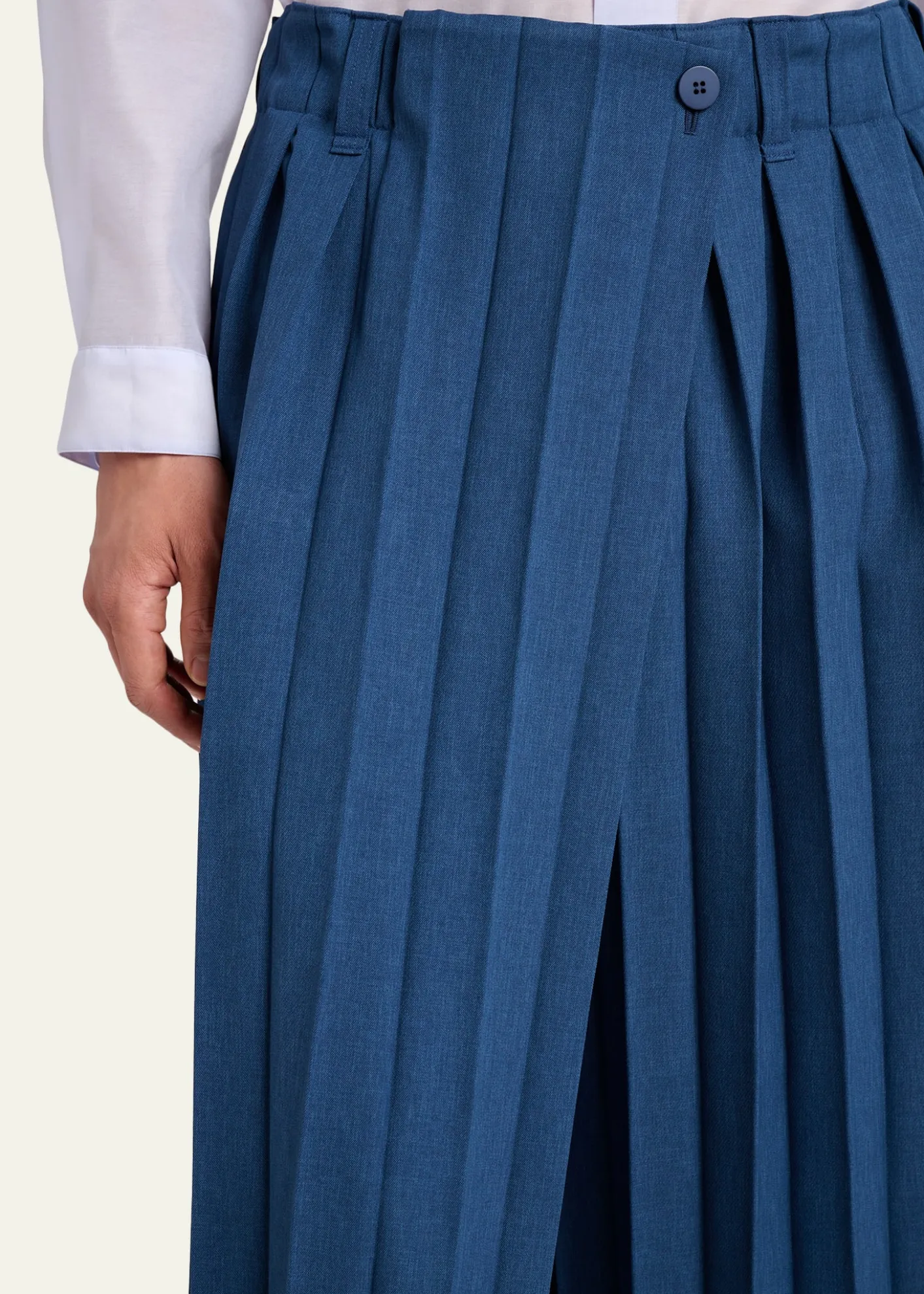 Homme Plisse Issey MiyakeMen's Edge Ensemble Pleated Trousers