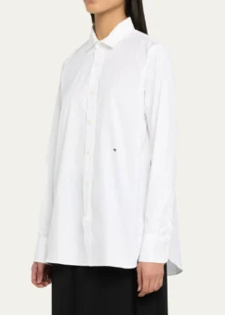 HOMMEGIRLSClassic Button-Up Cotton Shirt