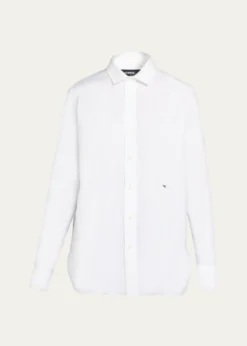 HOMMEGIRLSClassic Button-Up Cotton Shirt