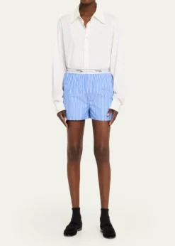HOMMEGIRLSClassic Stripe Boxer Shorts