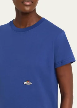 HOMMEGIRLSx Fruit Of The Loom Logo Print Classic Short-Sleeve T-Shirt