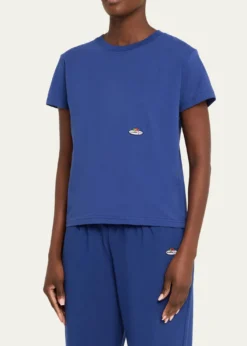 HOMMEGIRLSx Fruit Of The Loom Logo Print Classic Short-Sleeve T-Shirt