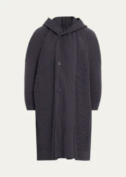Homme Plisse Issey MiyakeHooded Plisse Coat