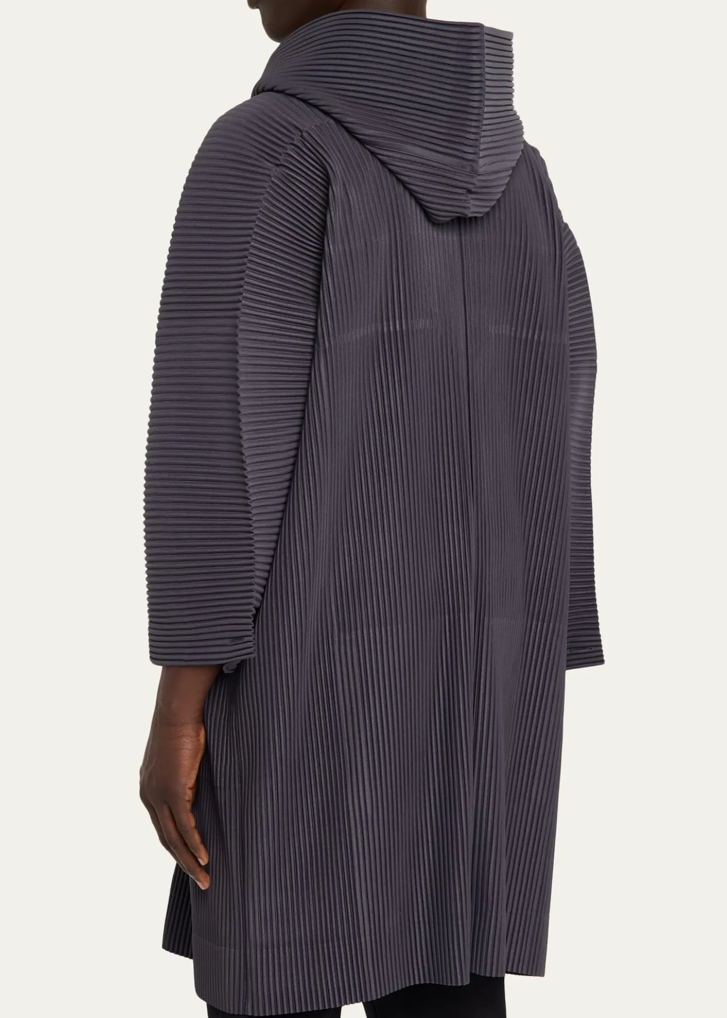 Homme Plisse Issey MiyakeHooded Plisse Coat