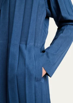 Homme Plisse Issey MiyakeMen's Edge Ensemble Single-Breasted Pleated Jacket