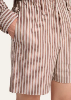 Homme Plisse Issey MiyakeMen's Multi-Stripe Jersey Flat-Front Shorts