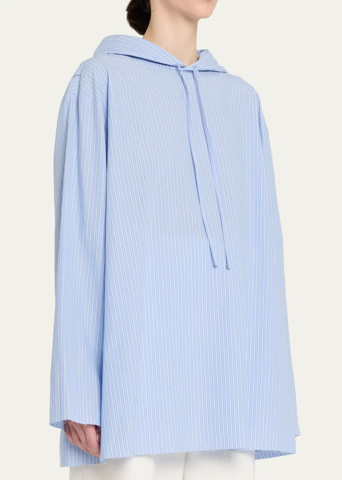 6397Hooded Poplin Shirt