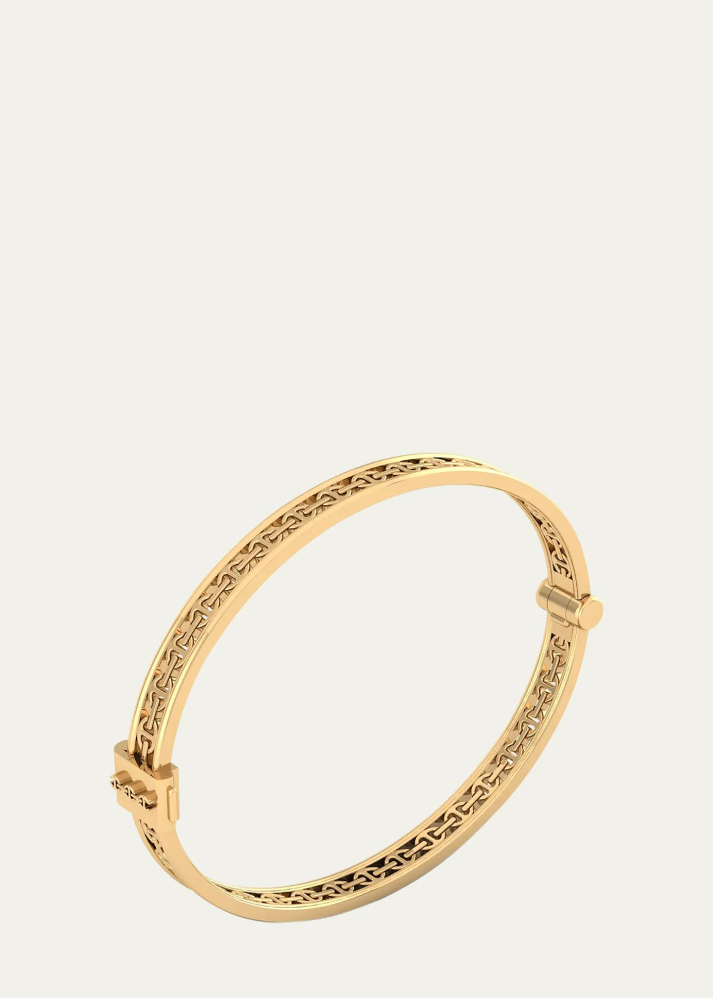 Hoorsenbuhs18K Yellow Gold Tri-Link Chassis Bracelet