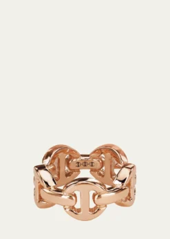 Hoorsenbuhs18K Rose Gold Dame Tri-Link Ring