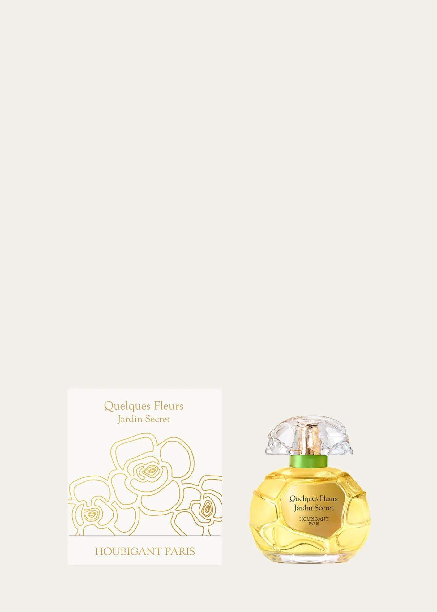 Houbigant ParisExclusive Quelques Fleurs Jardin Secret Collection Privee, 3.3 oz./ 100 mL