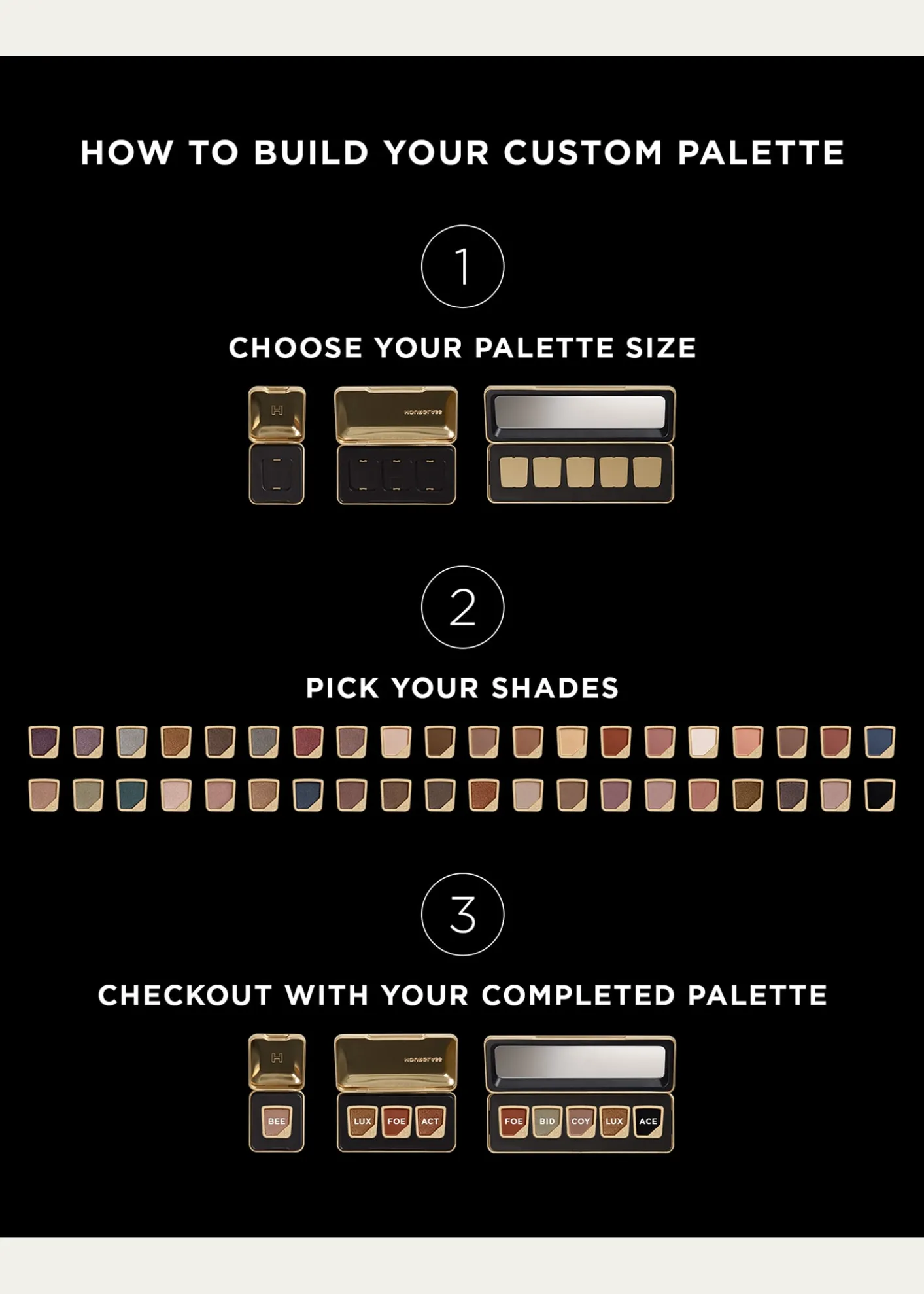 Hourglass CosmeticsCurator Three-Pan Palette