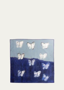 Hunt SlonemDawn Butterflies Cotton Dinner Napkin