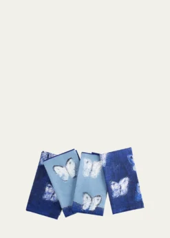 Hunt SlonemDawn Butterflies Cotton Dinner Napkin