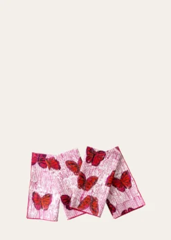 Hunt SlonemPretty in Pink Cotton Dinner Napkin