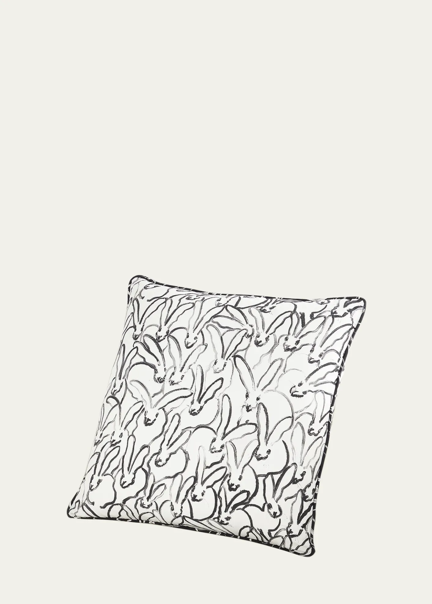 Hunt SlonemRabbit Run Cotton Pillow, 22"