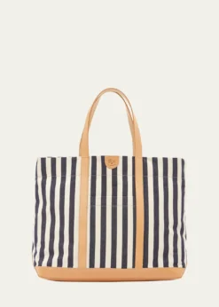 Il BisonteCaramella Large Canvas Shopper Tote Bag