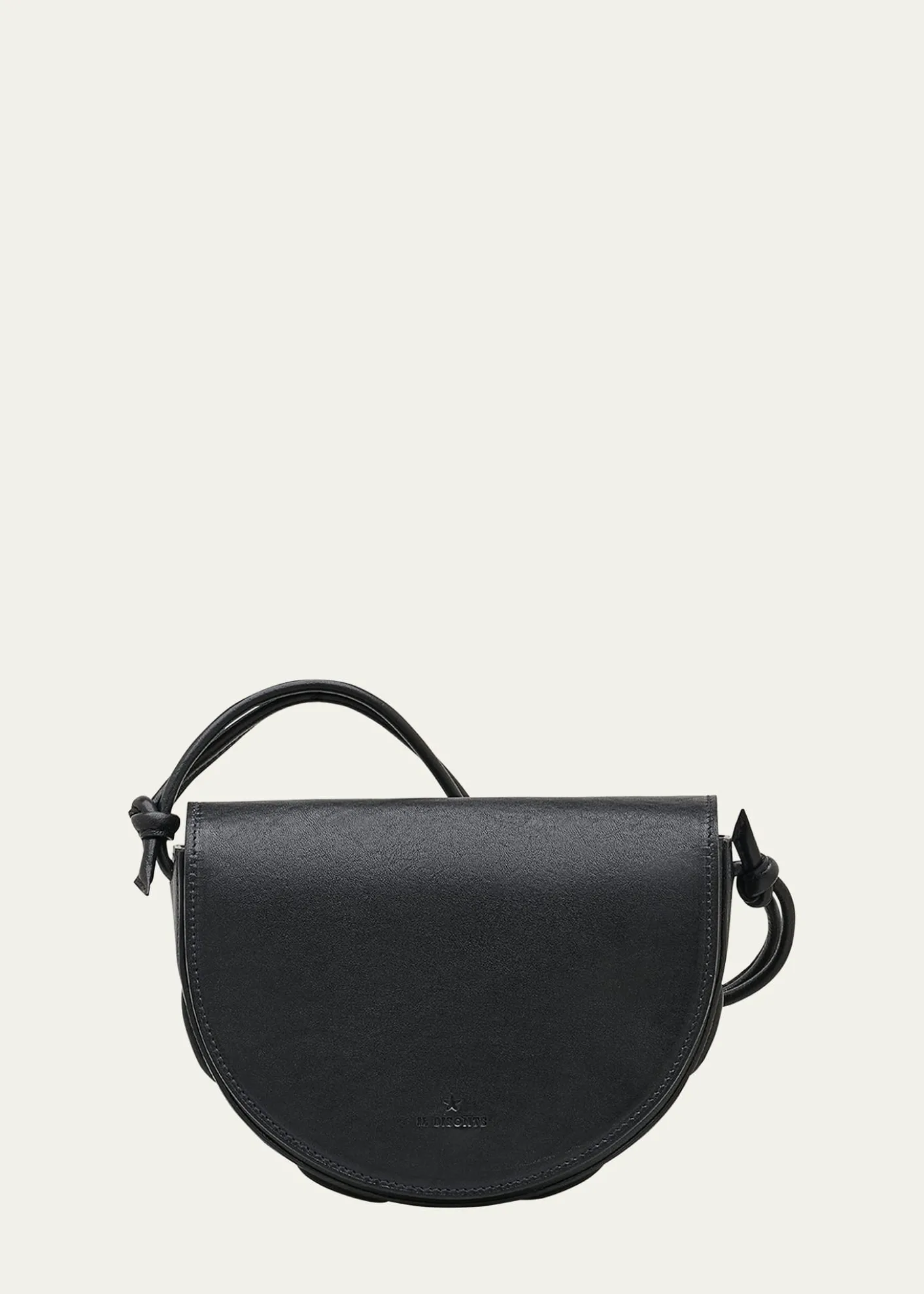Il BisonteSnodo Flap Leather Crossbody Bag
