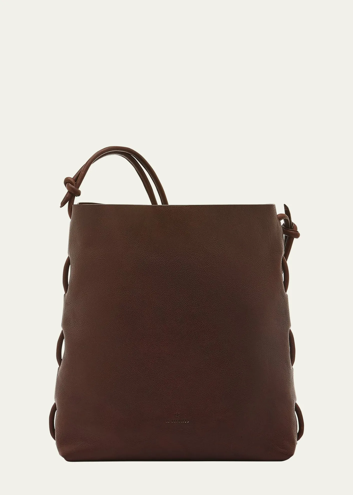 Il BisonteSnodo Knot Leather Shoulder Bag
