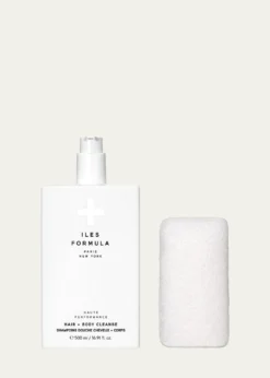 Iles FormulaHair + Body Cleanse with Body Sponge