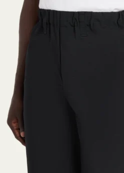 IM MENMen's Flat Front Elastic-Waistband Trousers