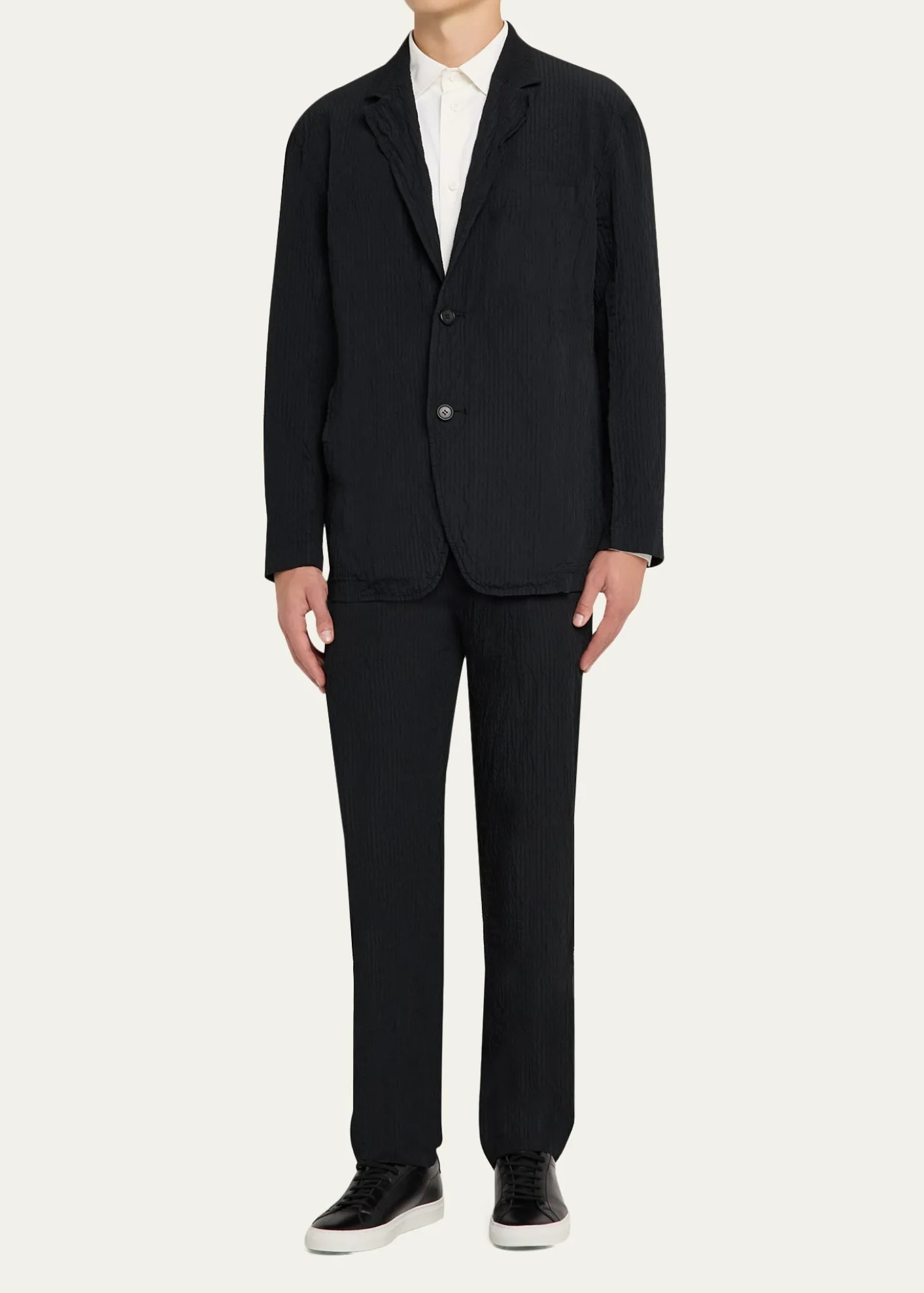 IM MENMen's Shrink Dye Flat-Front Pants