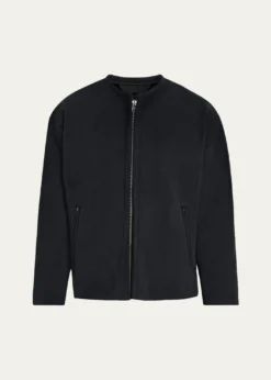 IM MENMen's Ultra Boa Faux Suede Full-Zip Blouson