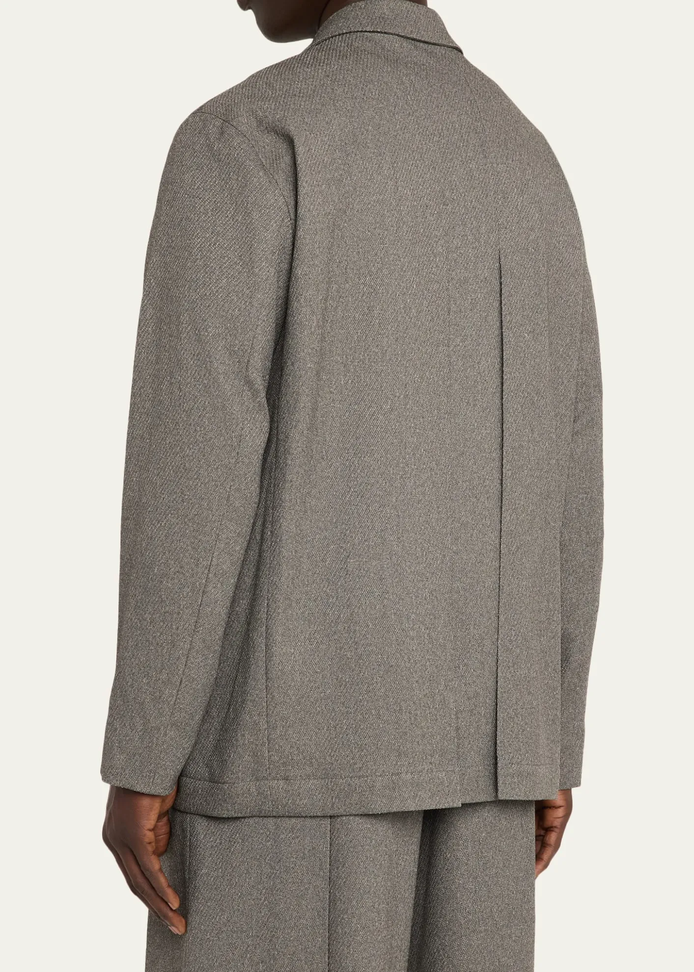 IM MENMen's Wool Like Tweed Jacket