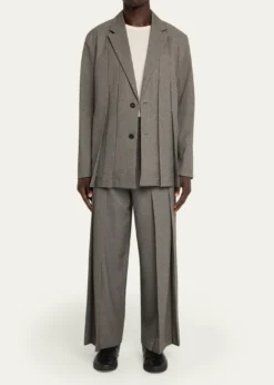 IM MENMen's Wool Like Tweed Jacket