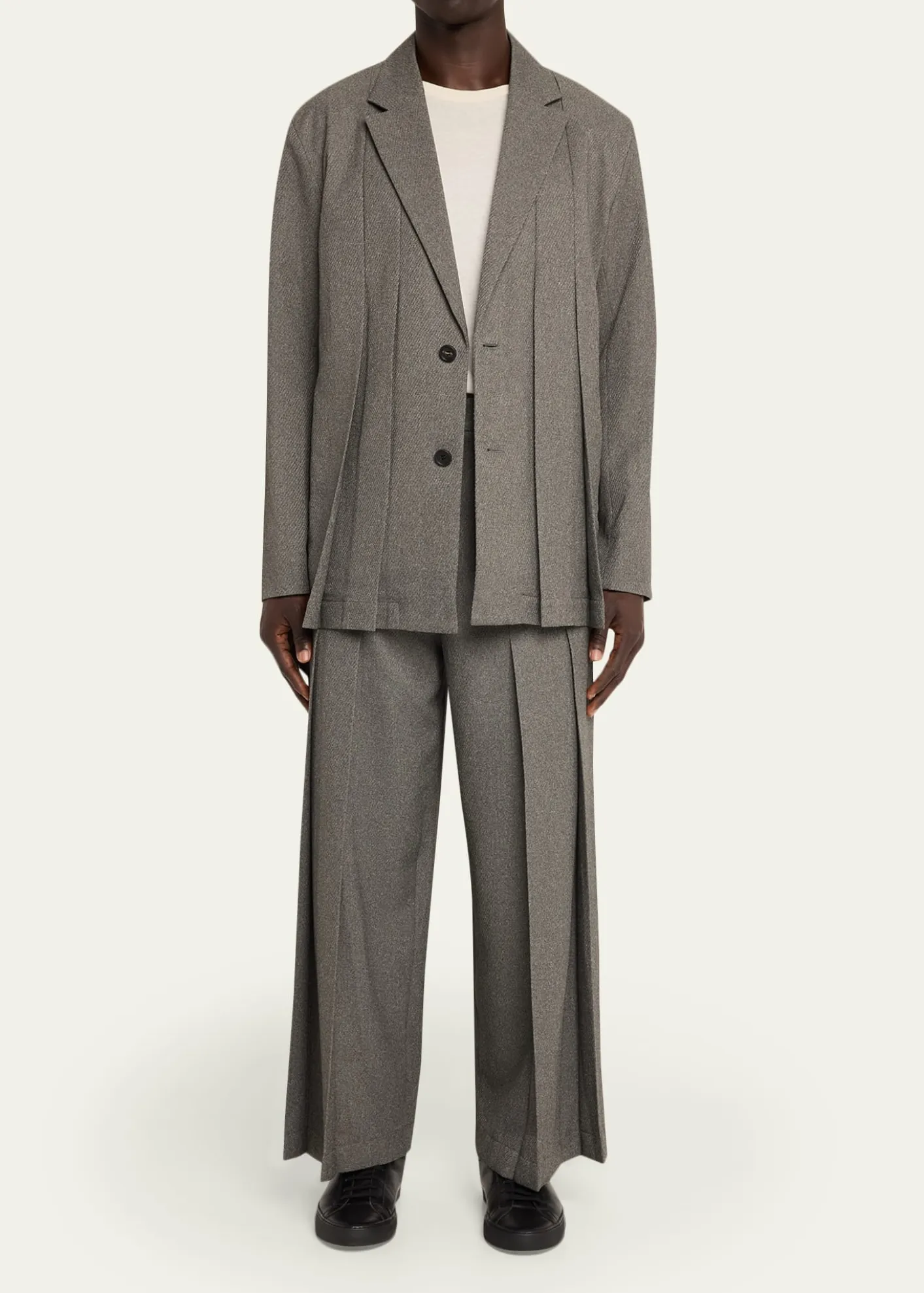IM MENMen's Wool Like Tweed Jacket