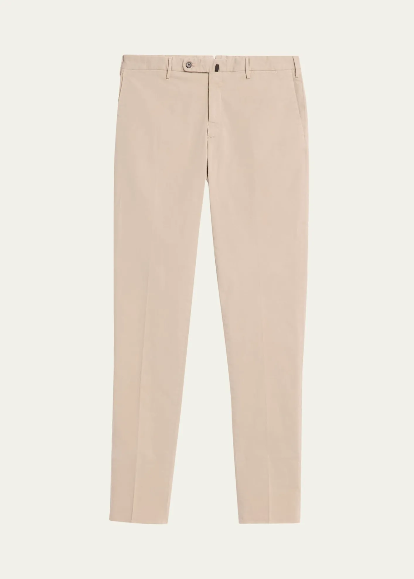 IncotexMen's Pressed-Crease Cotton Trousers